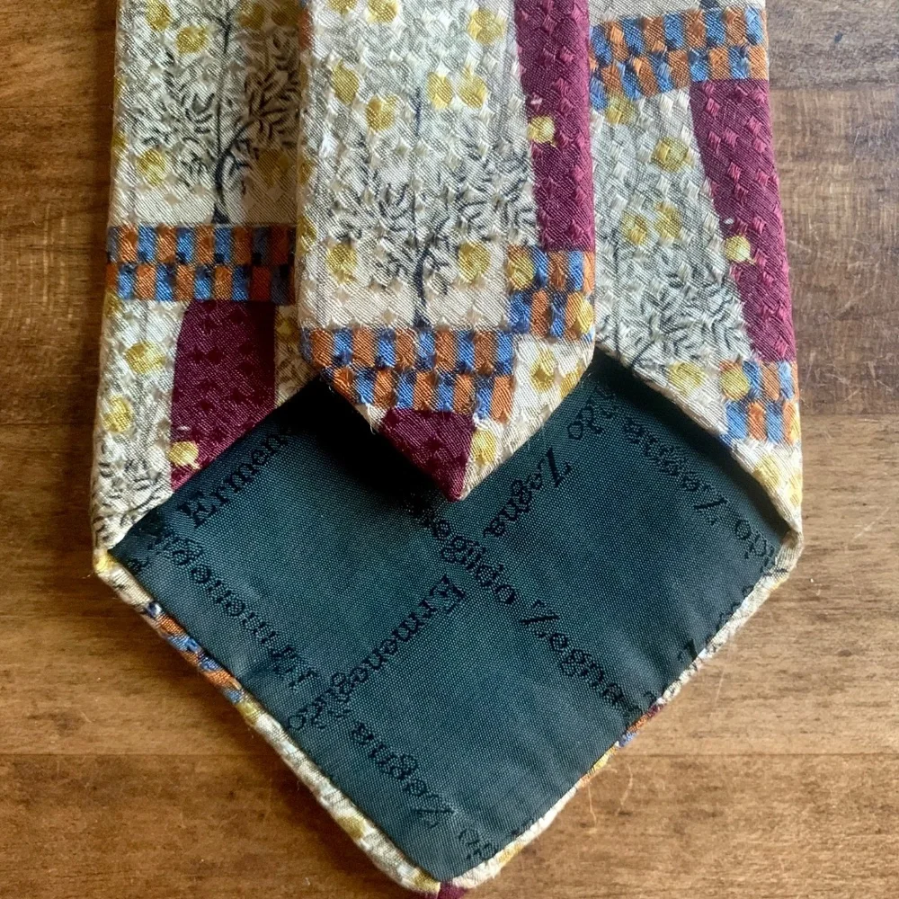 Classic Zegna Silk Ties (Set of 2) Made in Italy • Bold 4” Wide • Designer